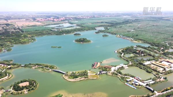 拾贝赢 山东马踏湖：十年治水重现生态美景