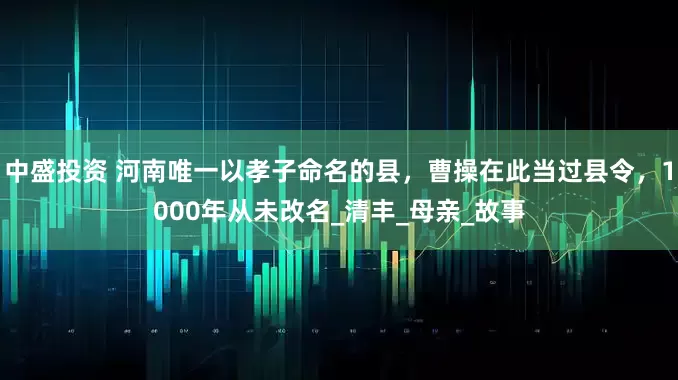 中盛投资 河南唯一以孝子命名的县，曹操在此当过县令，1000年从未改名_清丰_母亲_故事